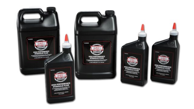 hydraulic fluid for WESTERN snow plows