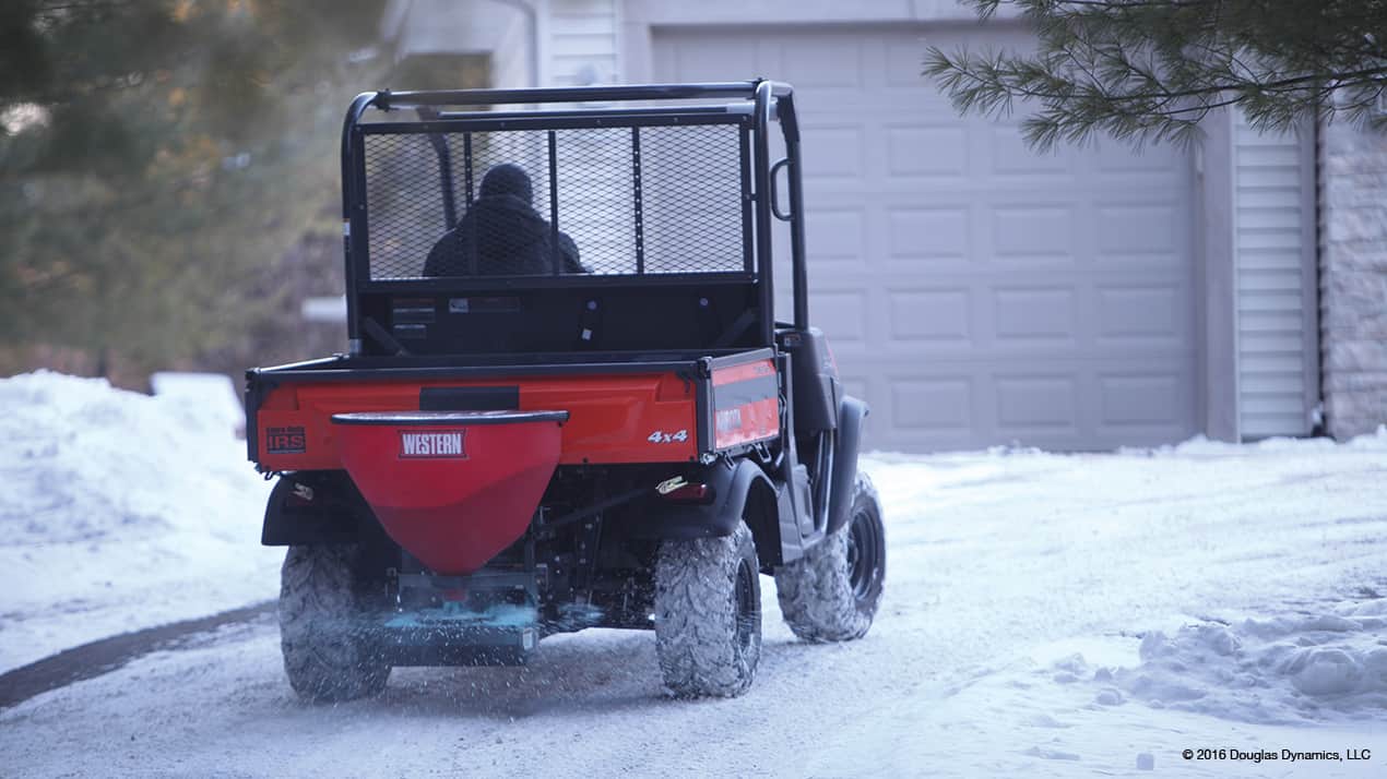Low Pro spreader on UTV