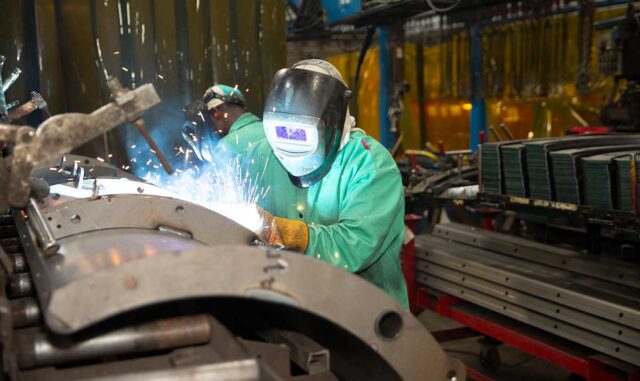 manufacturing welding shot