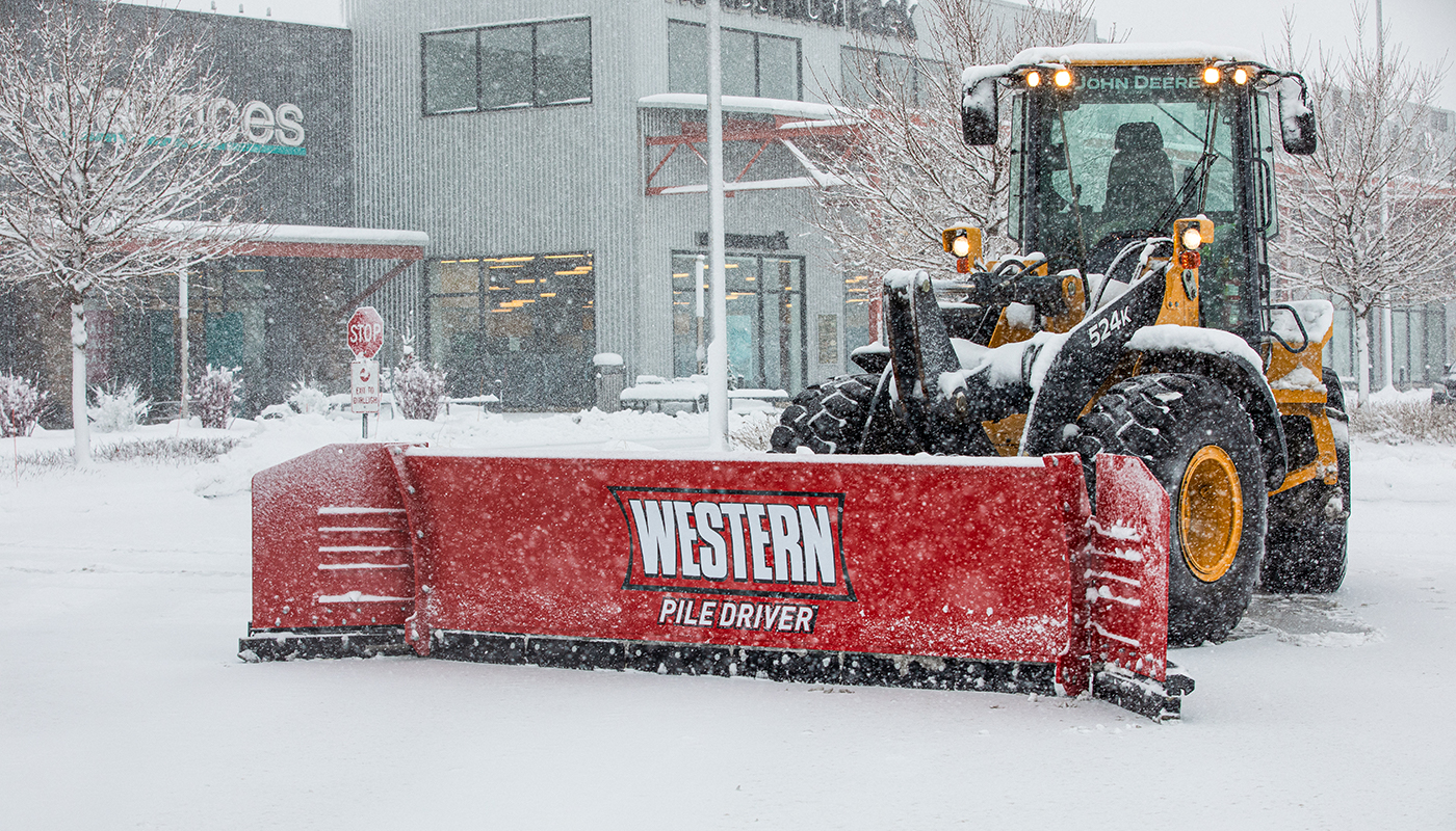 hydraulic wing pile driver xl on loader