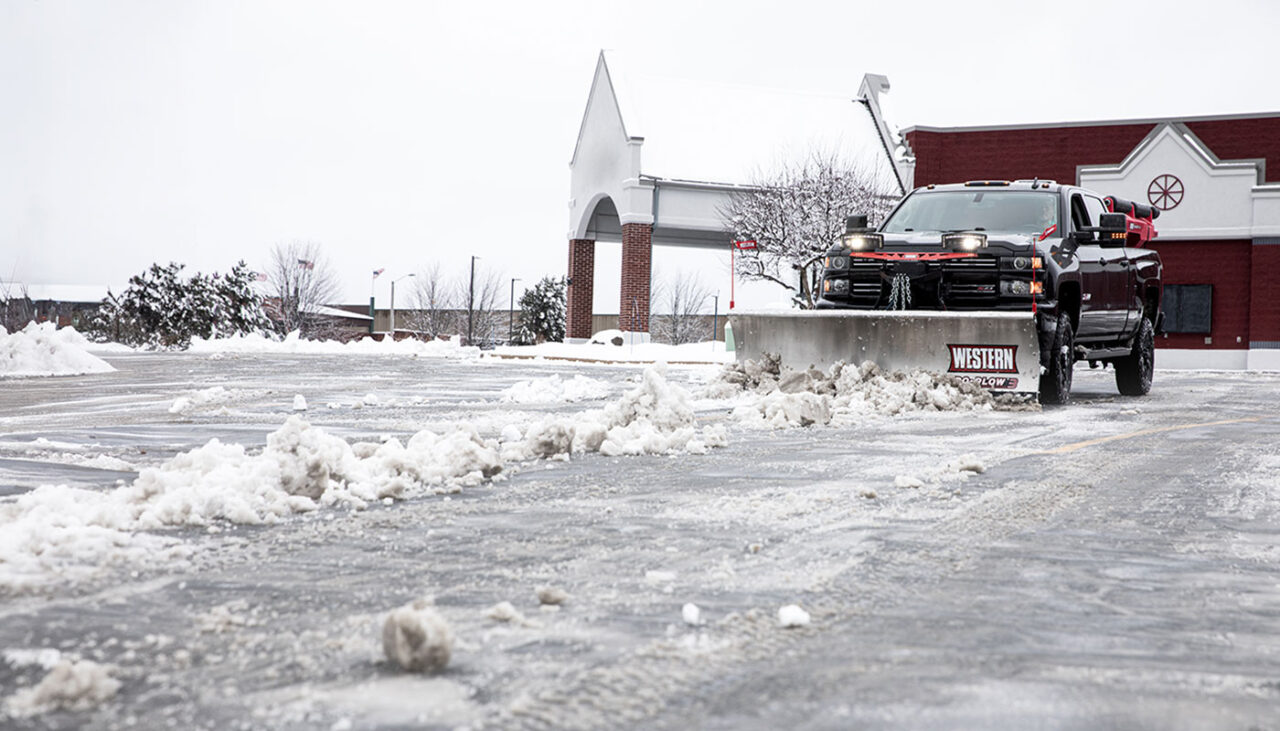 PRO-PLOW 3 stainless steel straight blade snowplow