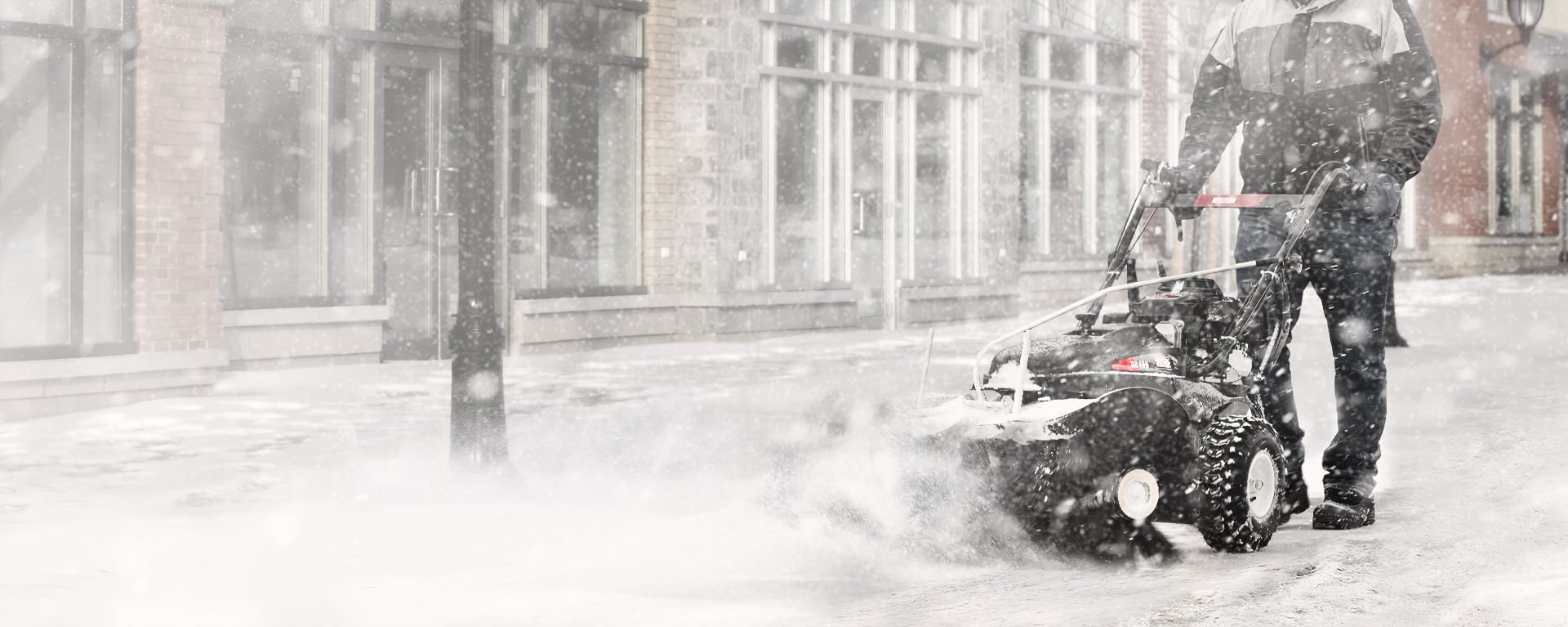 RB-400 Rotary Broom in Use