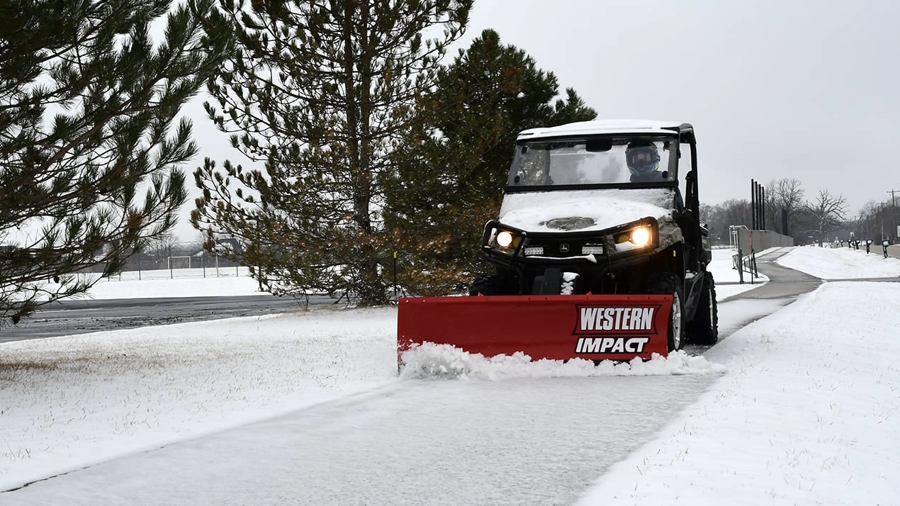 Impact Mid-duty UTV plow