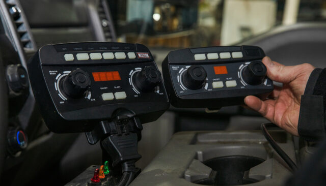 familiar layout from variable speed control to the new auto speed spreader control