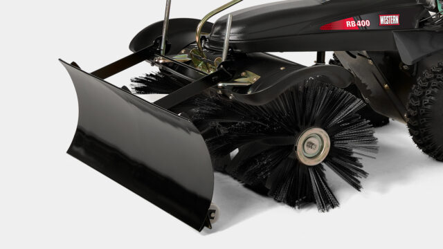 rotary broom plow blade