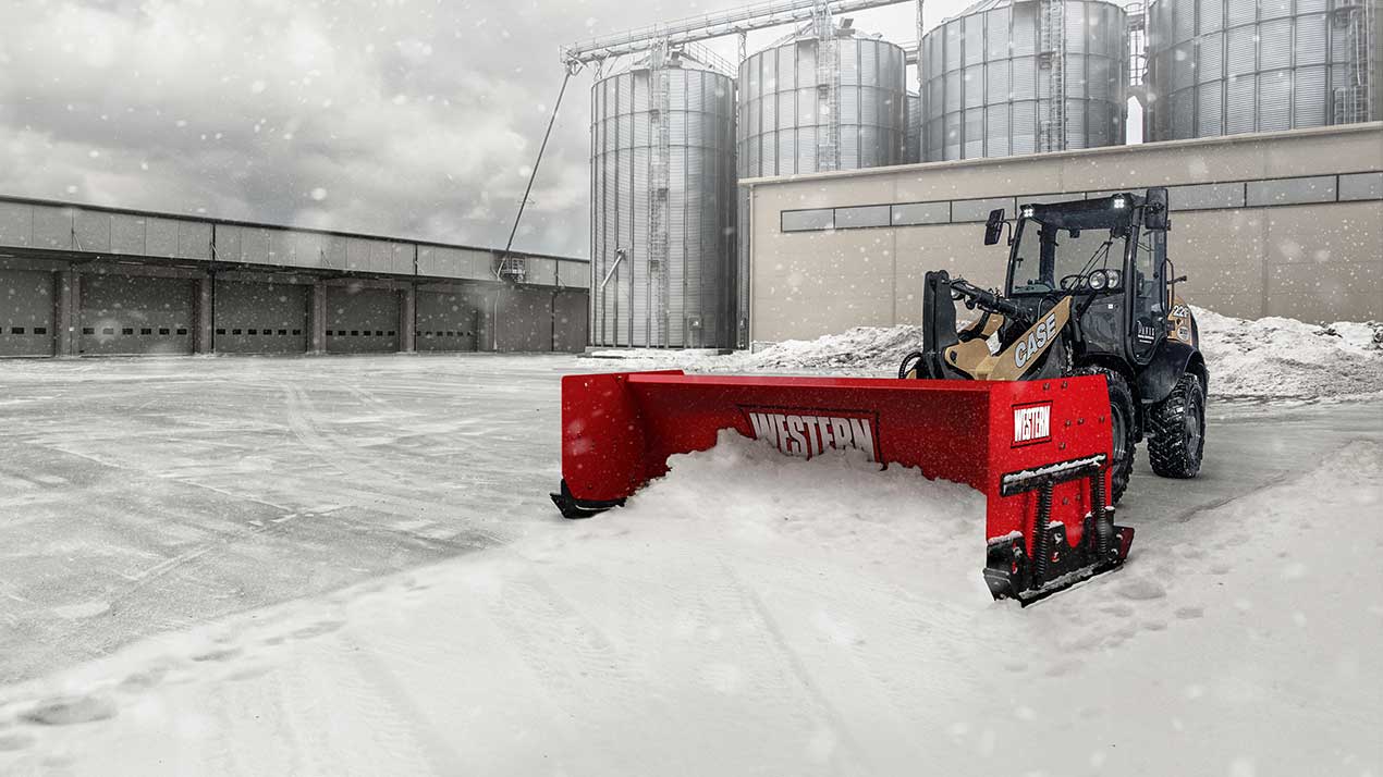 pile driver pusher snowplow