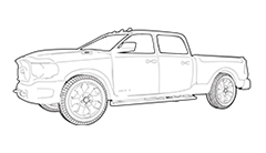 Up to 1/2-Ton Pickup Truck or SUV